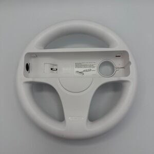 Nintendo Wii Remote Wheel‎ Steering Wheel Controller Accessory White RVL 024